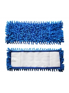 Grindų šluostė mikrofibrinė CHENILLE BLUE (40cm/50cm)