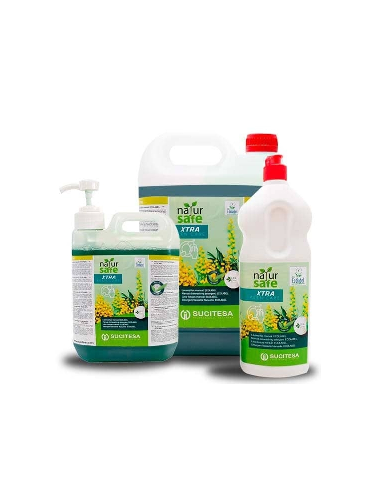 Ekologiškas indų ploviklis NATURSAFE XTRA KEEN CARE (koncentratas) 1L, 5L