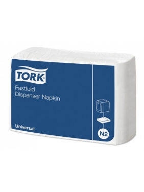 Tork Fastfold baltos dozatorių servetėlės, N2, 300x250mm, 250 vnt., Tork